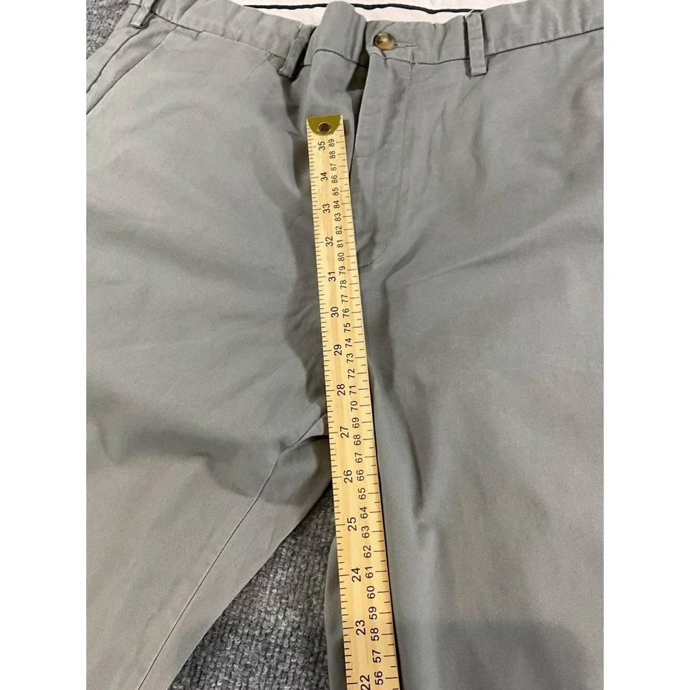 Polo Ralph Lauren Stretch Straight Fit Chino Pants Mens 38x30 Gray Flat Front Ca